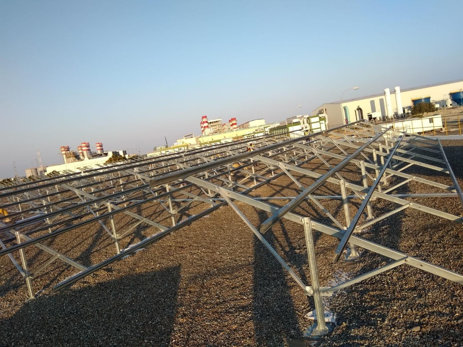 solar module mounting structure